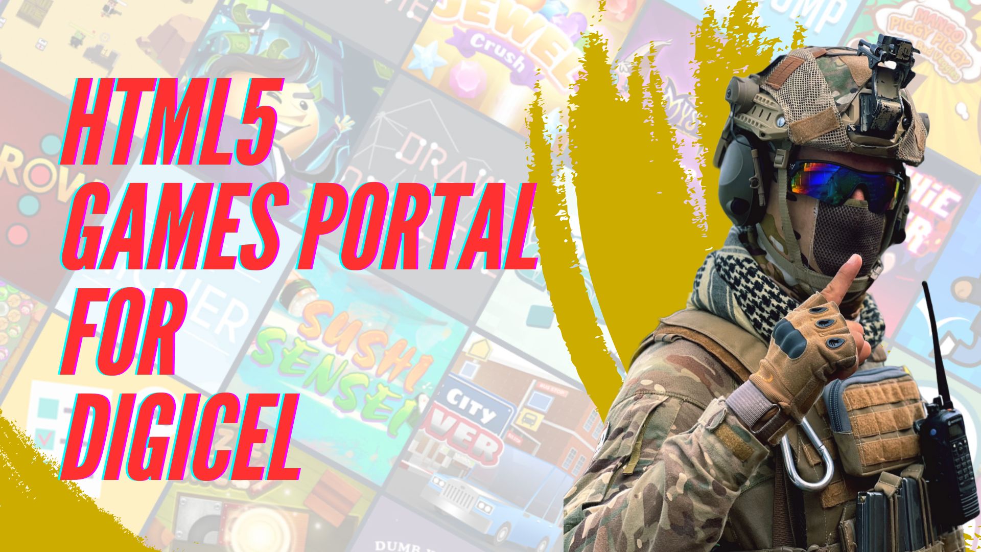 HTML5 Games Portal for Digicel