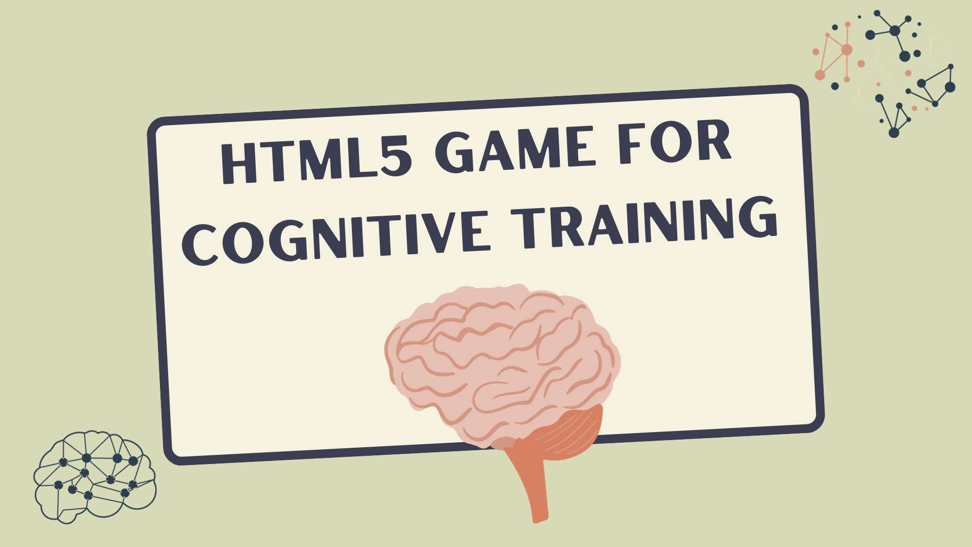 HTML5 Game for Cognitive Training