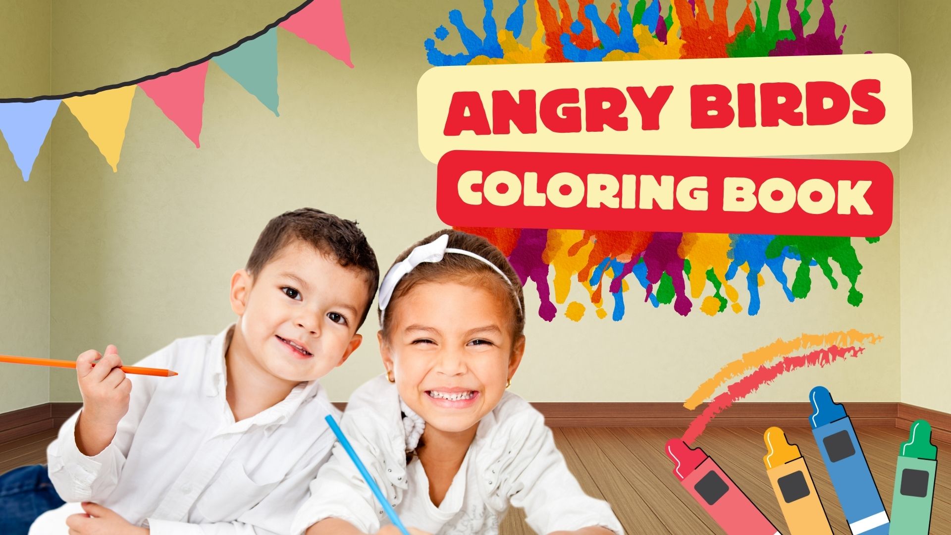 Angry Birds Coloring Book