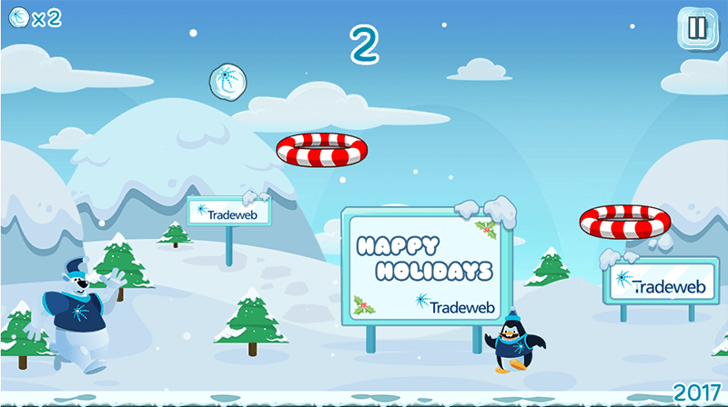 Case Study - A Christmas HTML5 Game for Tradeweb