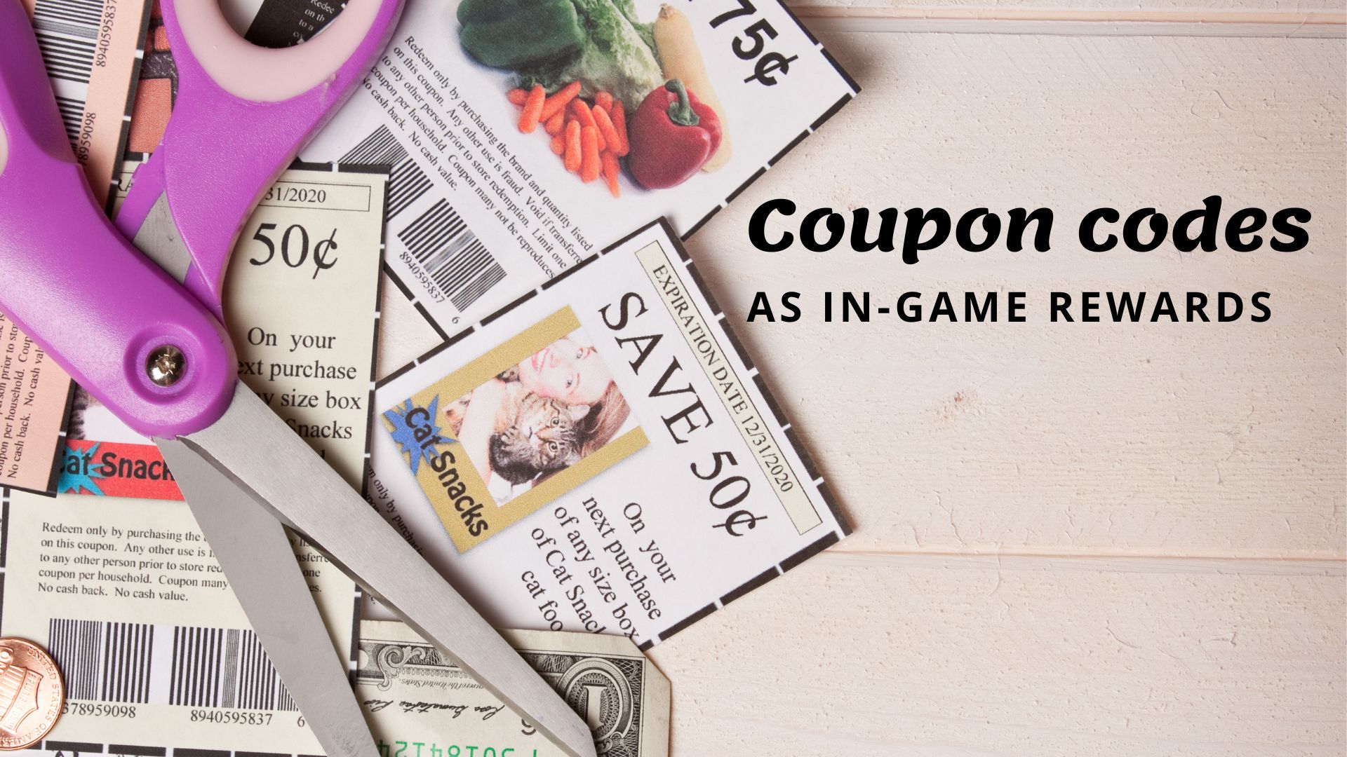 Coupon Codes As In-Game Rewards