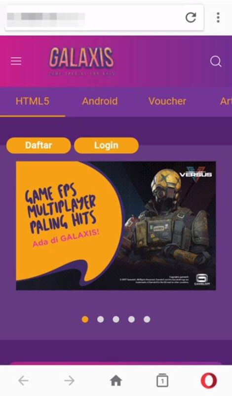 Galaxis HTML5 Game Portal For 20 Million Indonesian Subscribers