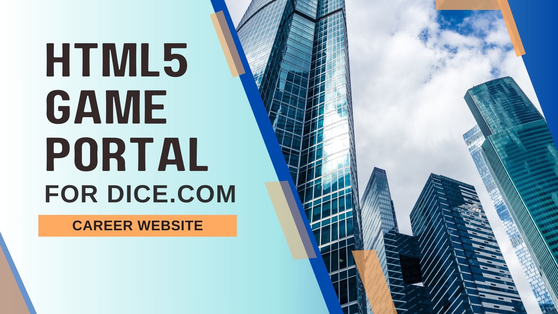 HTML5 Game Portal for Dice.com Career Website