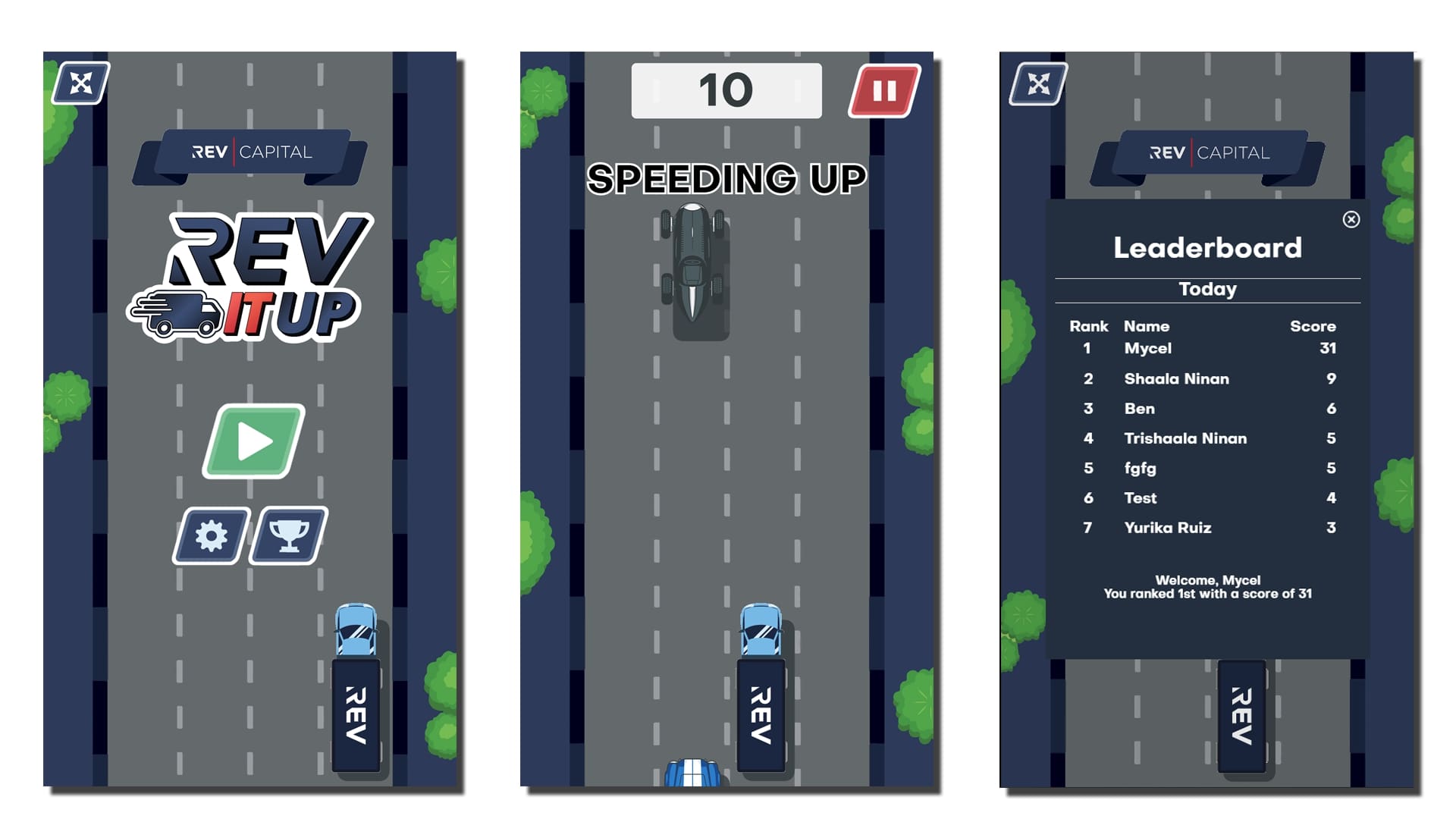 HTML5 Racing Game For A Cashflow Financing Company