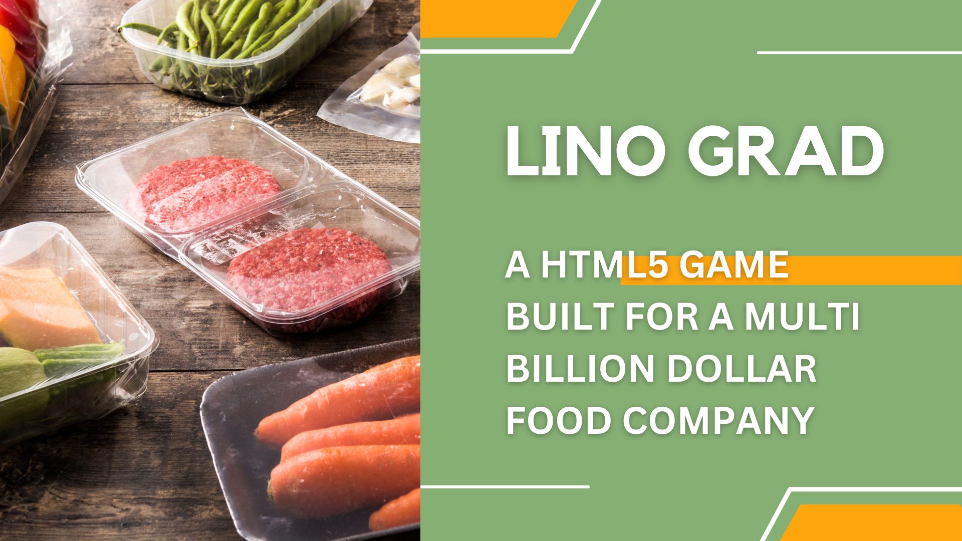 Lino Grad - A HTML5 game built for a multi billion dollar food company