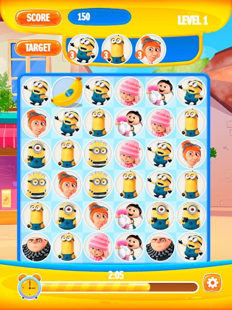 Me Me Match 3 Jam - Branded Minions Game for Movie Promotion