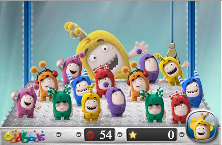 Oddbods Claw Crane, a 3D Animated HTML5 Game