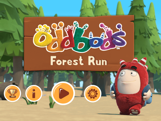 Oddbods Forest Run - A HTML5 Game Based On 3D Animated Characters