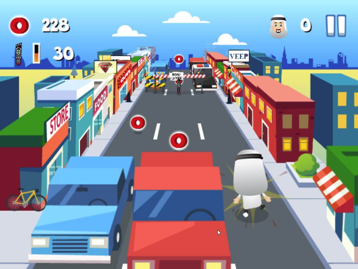 OSN On The Run - HTML5 Game for a TV Network