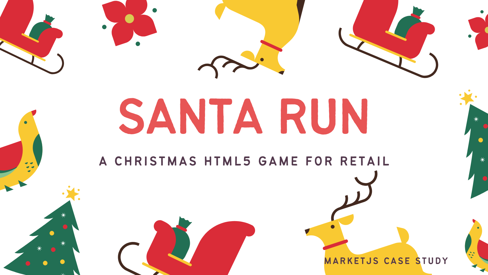 Santa Run, a Christmas HTML5 Game For Retail