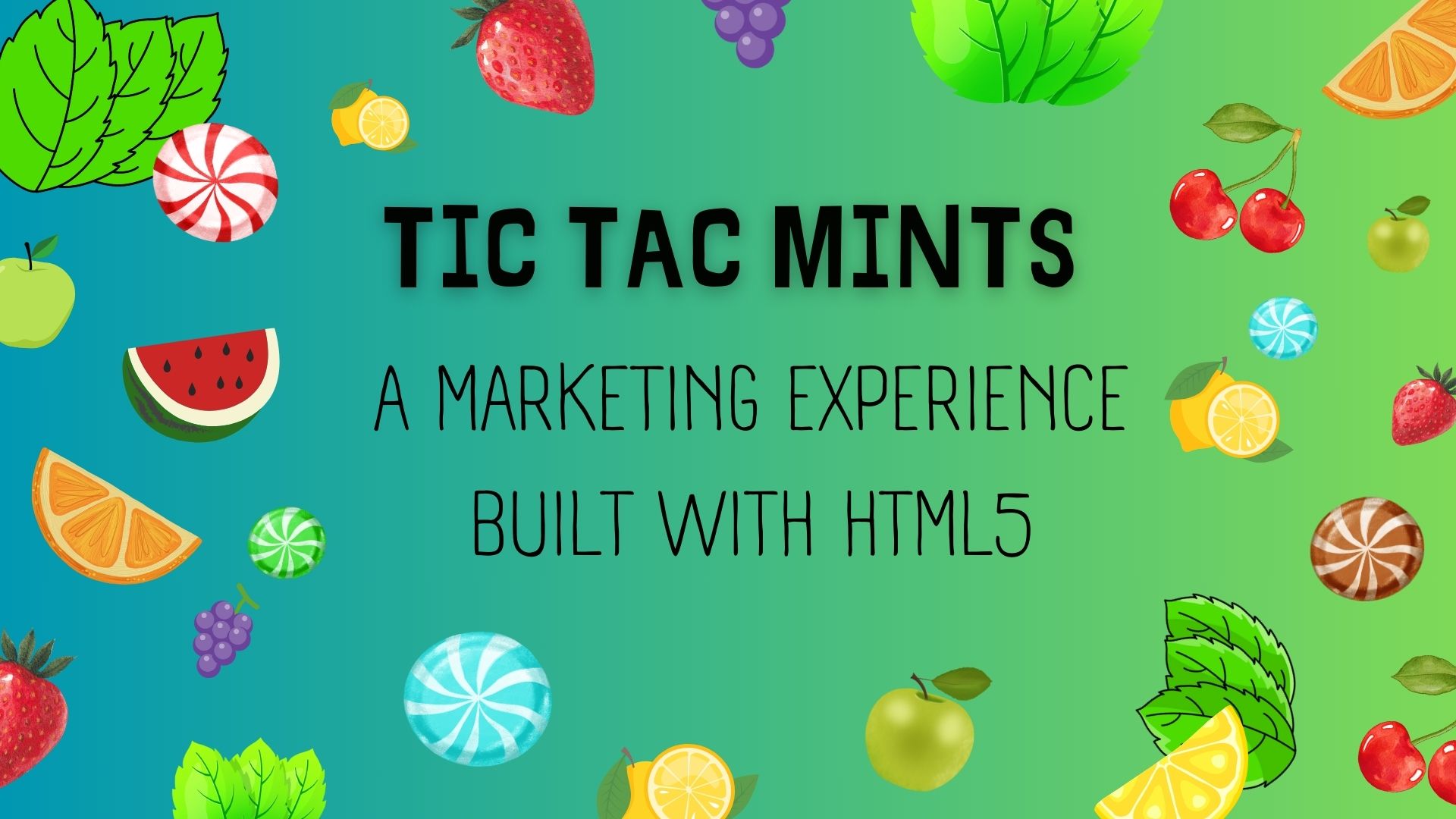 Tic Tac Mints - a marketing experience built with HTML5