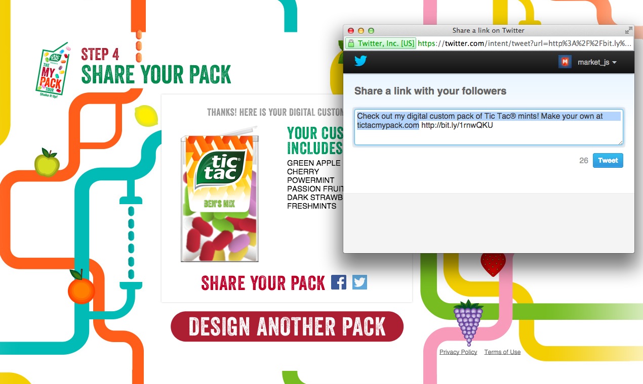 Tic Tac Mints - a marketing experience built with HTML5