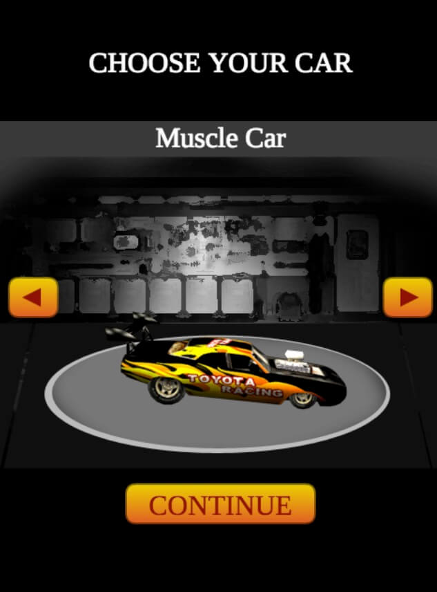 Toyota NHRA - A digital signage game built with HTML5