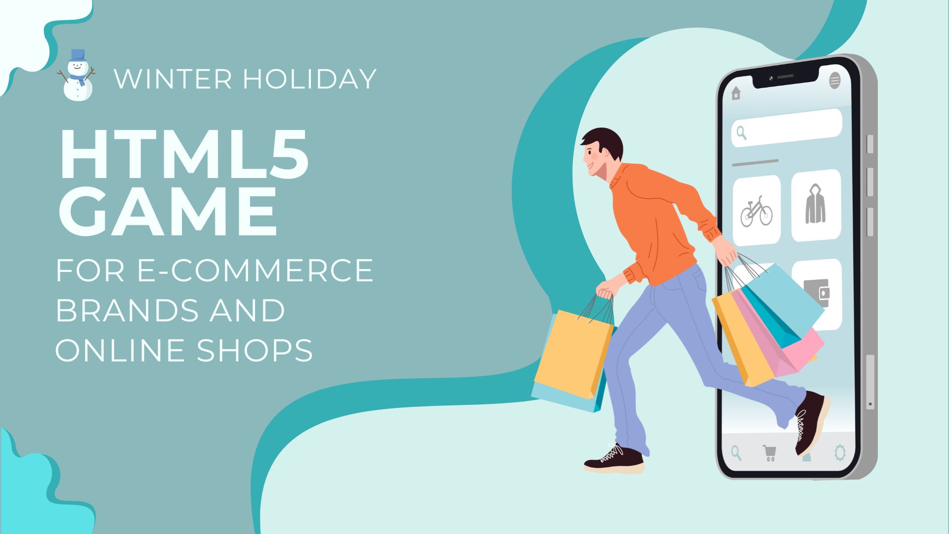 Winter Holiday HTML5 Game For E-Commerce Brands and Online Shops