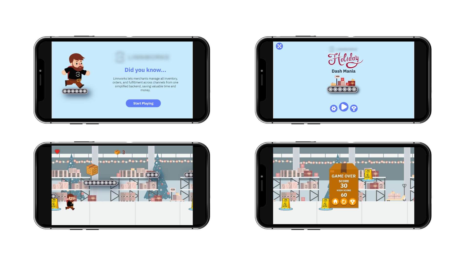 Winter Holiday HTML5 Game For E-Commerce Brands and Online Shops
