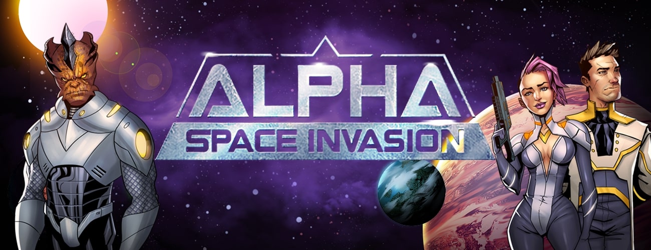 Alpha Space Invasion HTML5 Game