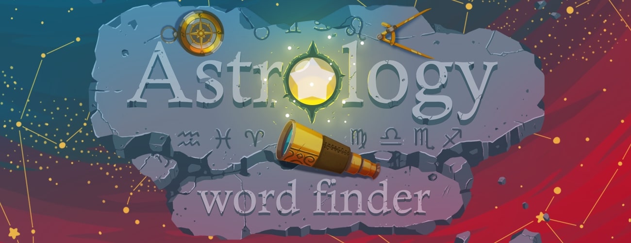 Astrology Word Finder HTML5 Game
