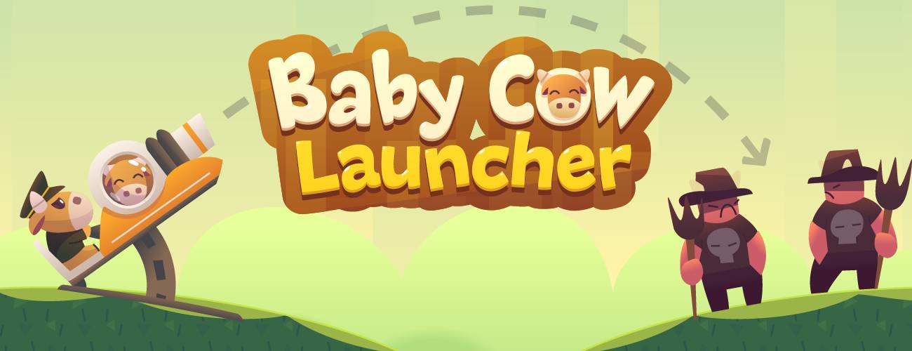 Baby Cow Launcher HTML5 Game