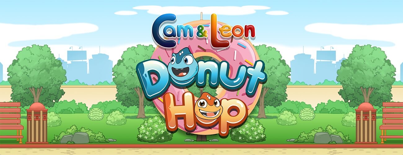 Cam & Leon Donut Hop HTML5 Game