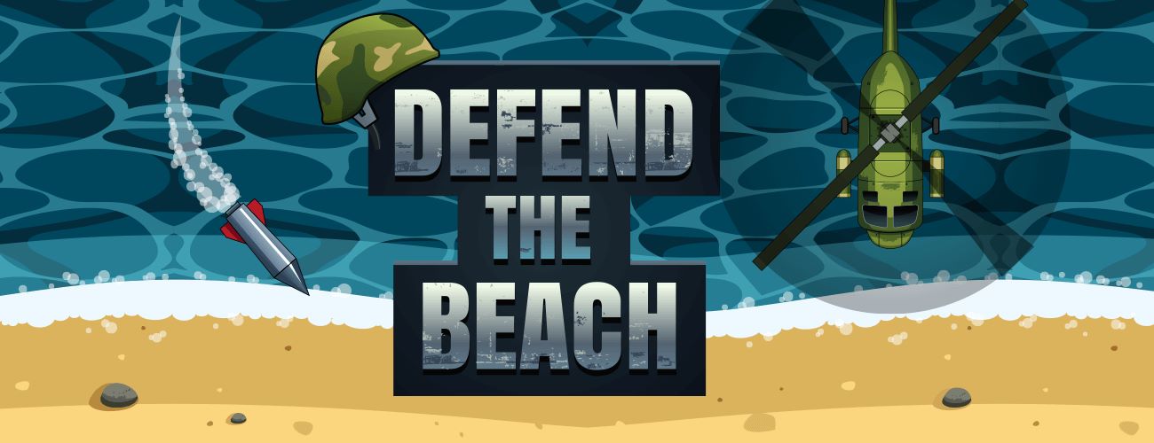 Defend The Beach HTML5 Game