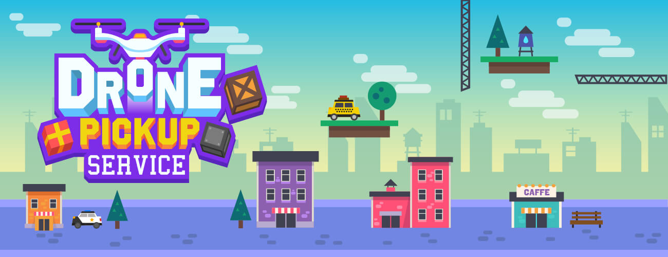 Drone Pickup Service HTML5 Game