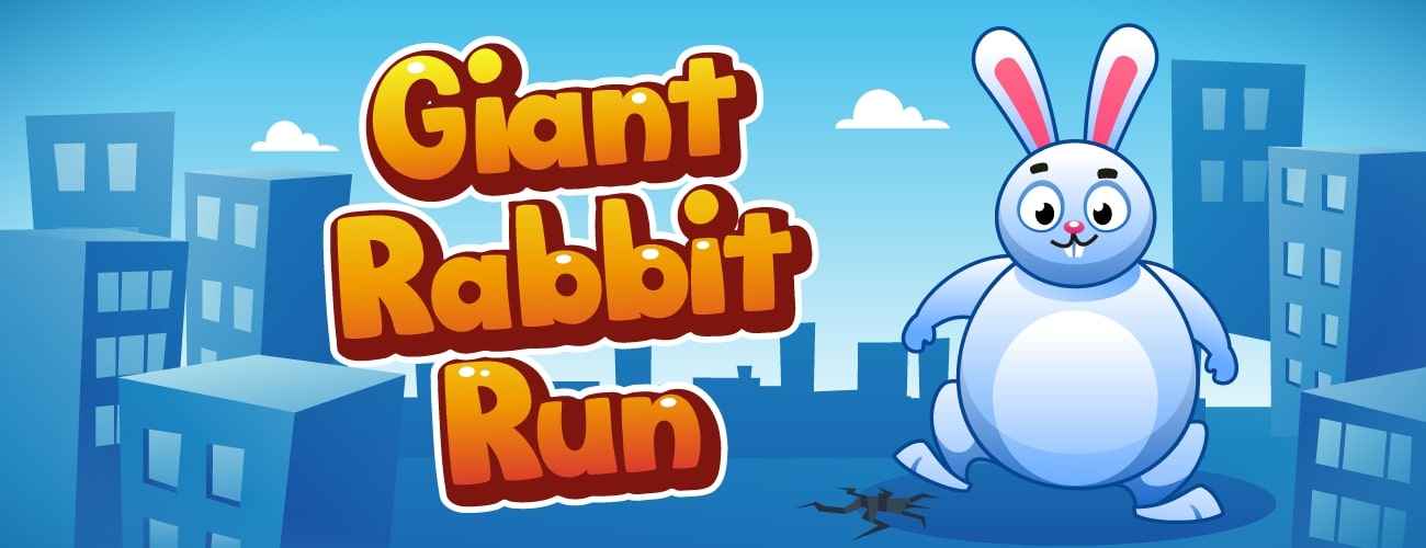 Giant Rabbit Run HTML5 Game