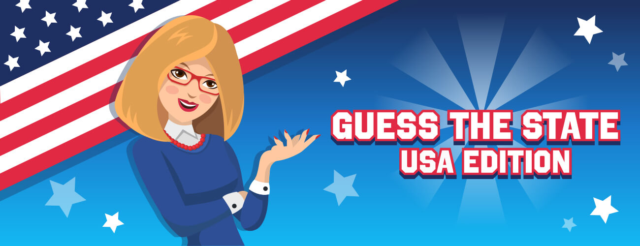 Guess the USA State HTML5 Game