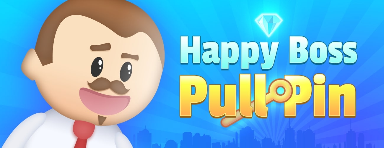 Happy Boss Pull Pin HTML5 Game