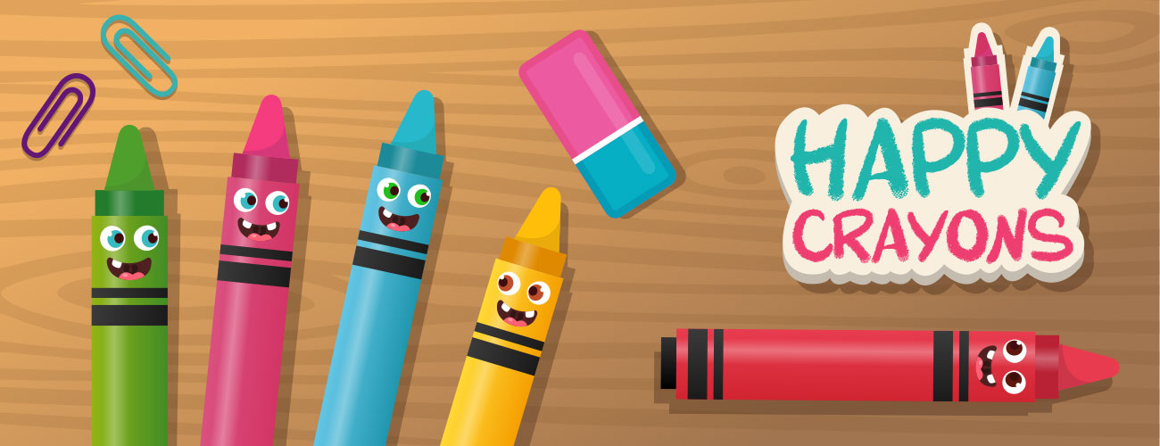 Happy Crayons HTML5 Game