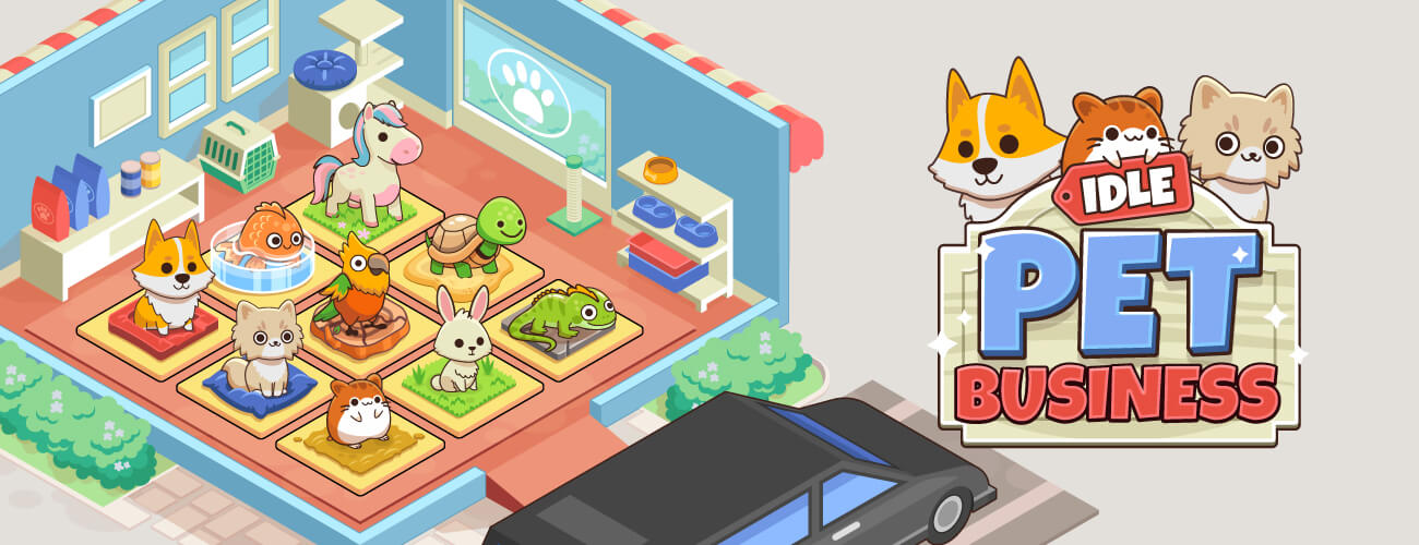 Idle Pet Business HTML5 Game