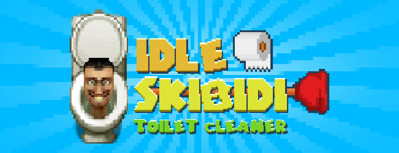 Idle Skibidi Toilet Cleaner HTML5 Game