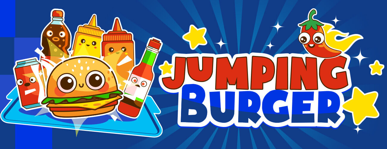 Jumping Burger HTML5 Game