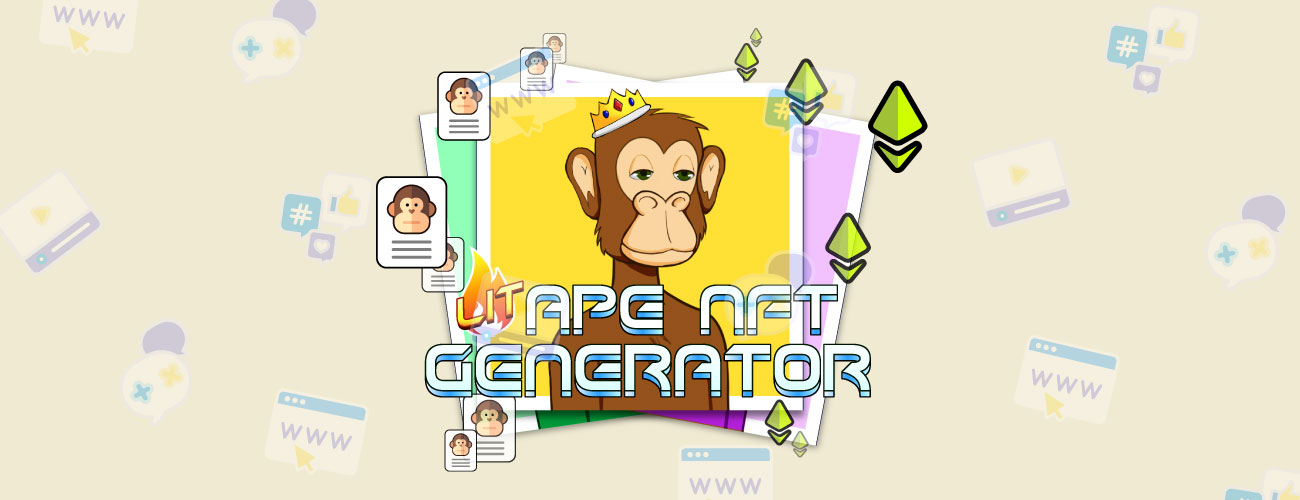 LIT Ape NFT Generator HTML5 Game