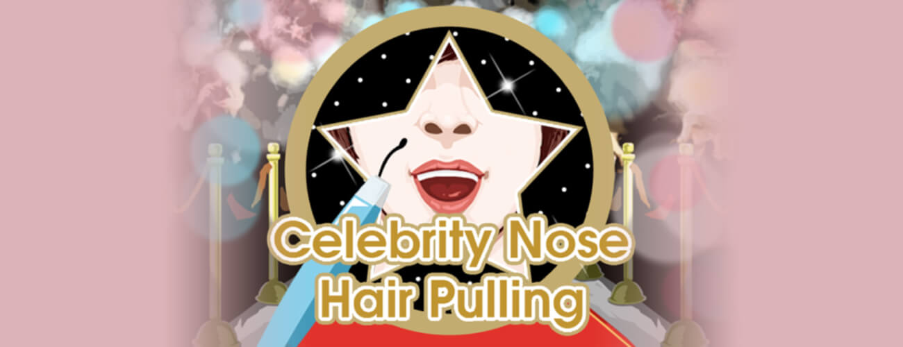 Celebrity Nose Hair Pulling HTML5 Game
