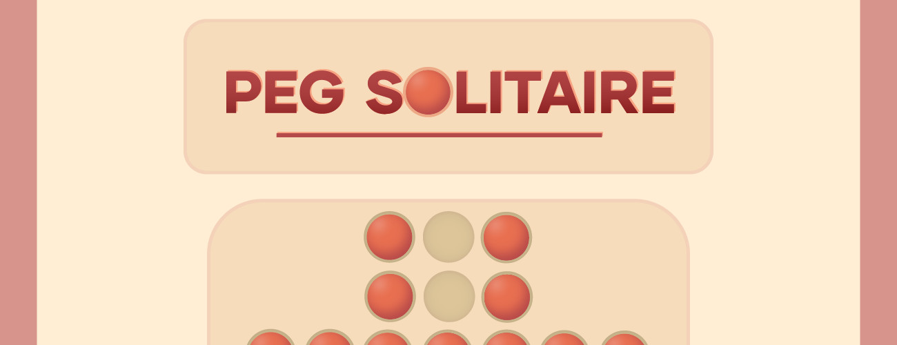Peg Solitaire HTML5 Game