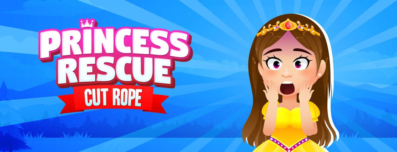 Rescue Princess Cut Rope HTML5 Game