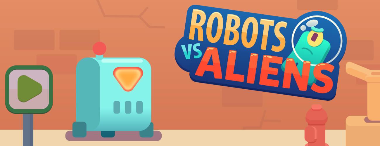 Robots vs Aliens HTML5 Game