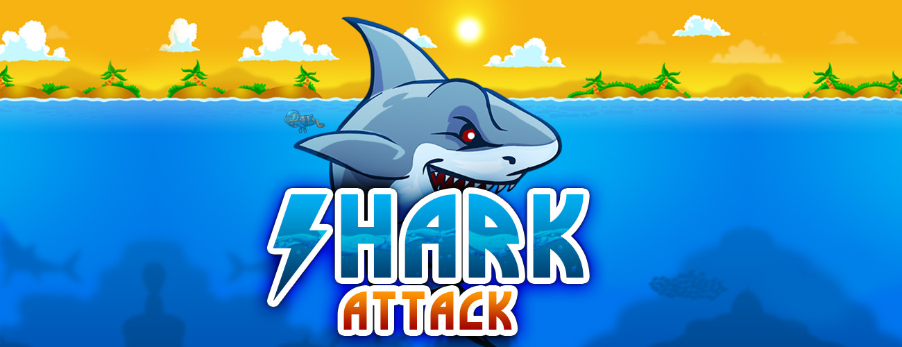 Shark Attack HTML5 Game