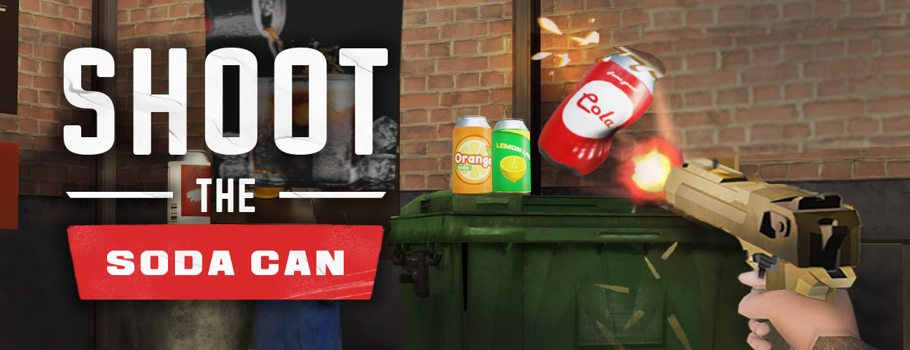Shoot The Soda Can HTML5 Game