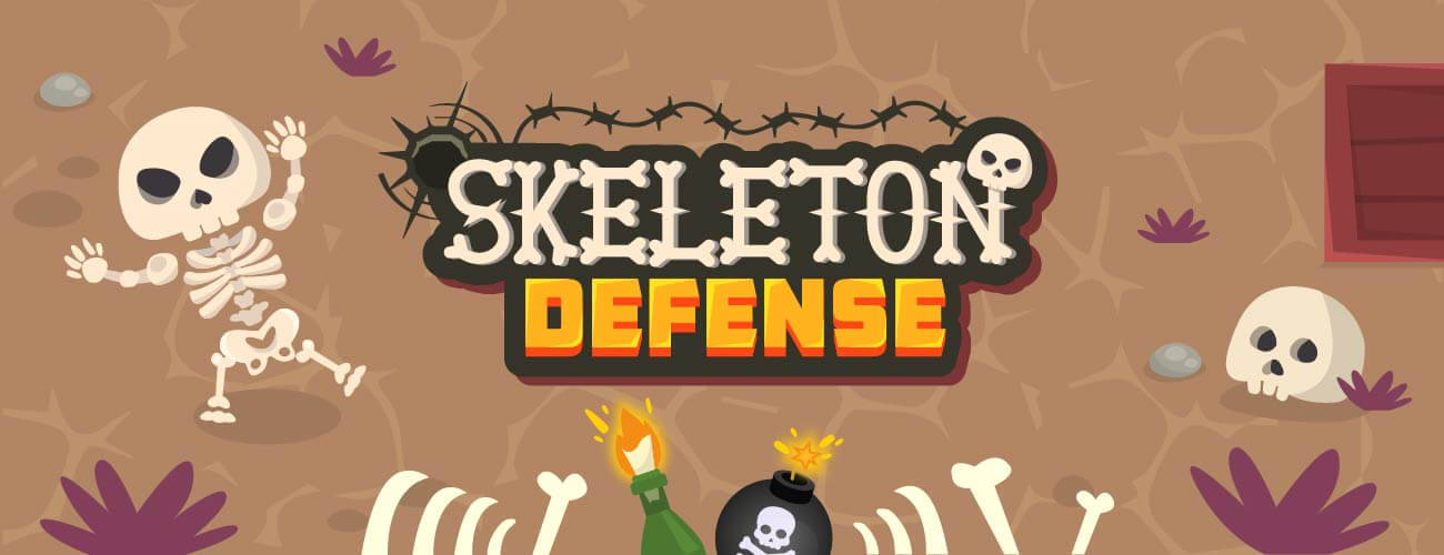 Skeleton Defense HTML5 Game