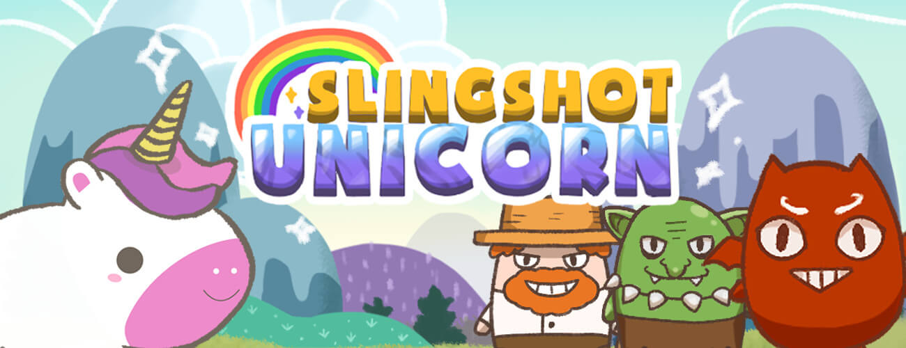 Slingshot Unicorn HTML5 Game