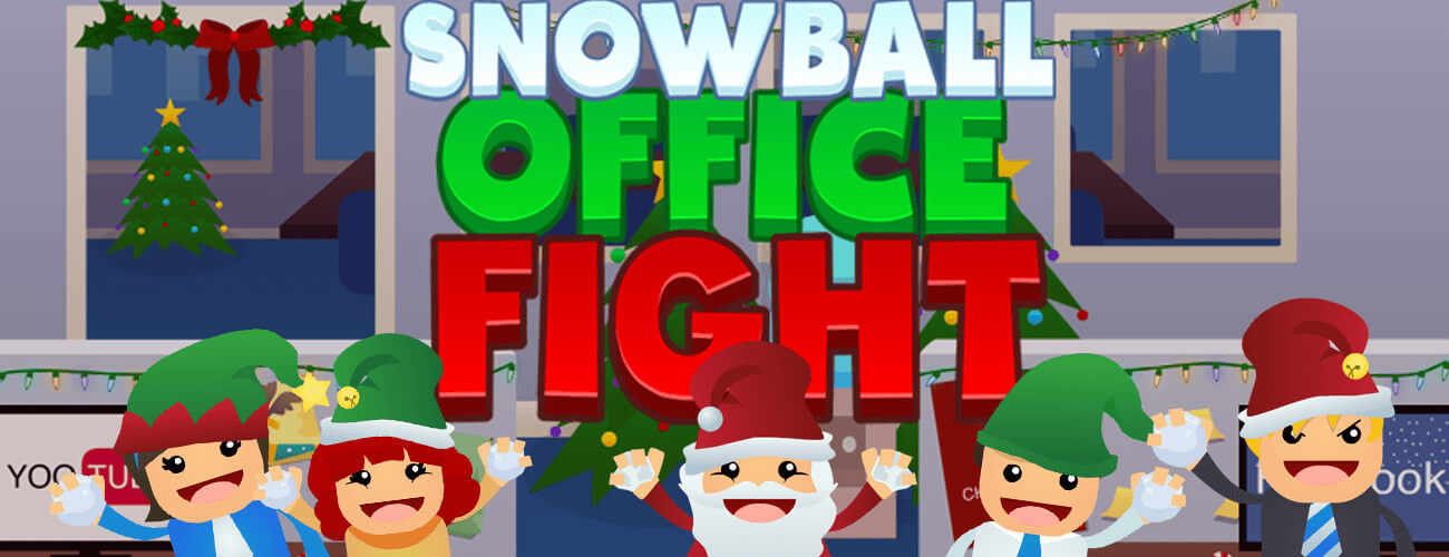 Snowball Office Fight HTML5 Game