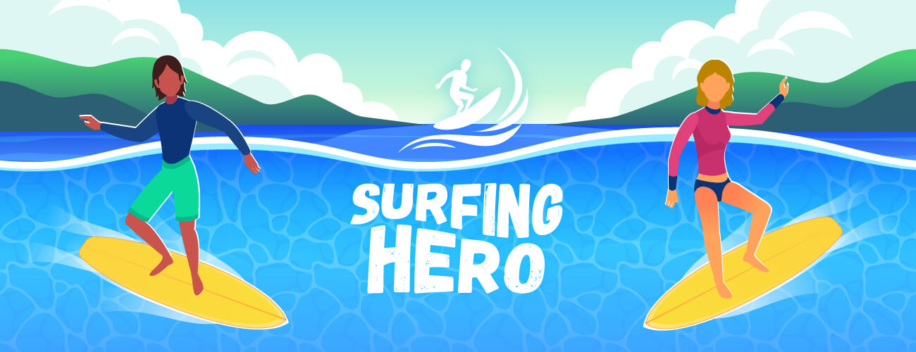 Surfing Hero HTML5 Game