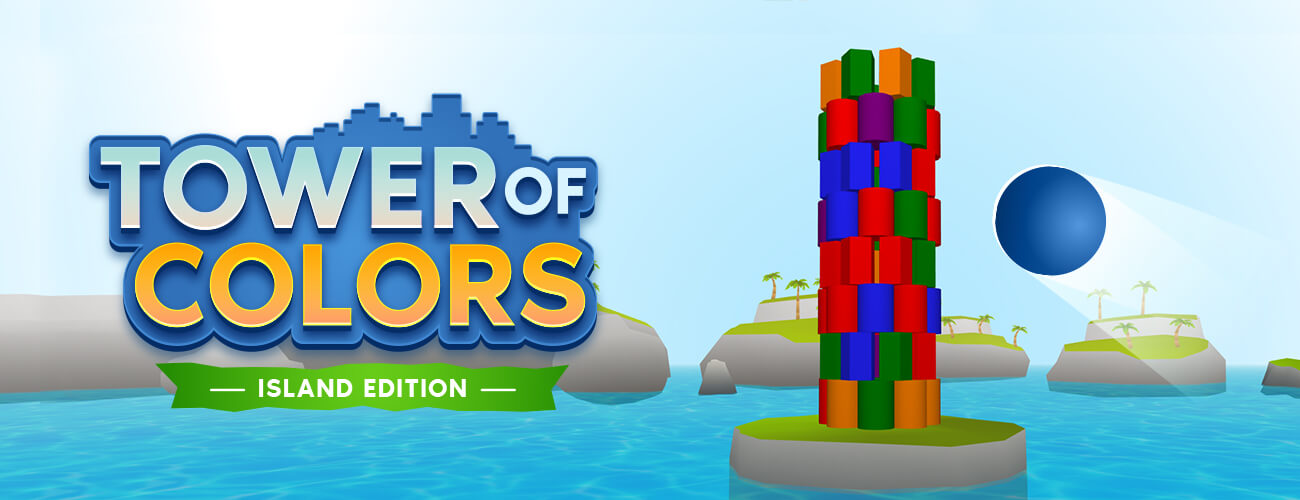 Tower of Colors 3D Island Edition HTML5 Game