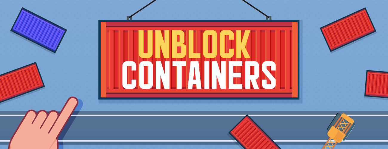 Unblock Containers HTML5 Game