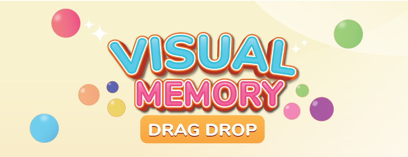 Visual Memory Drag Drop HTML5 Game