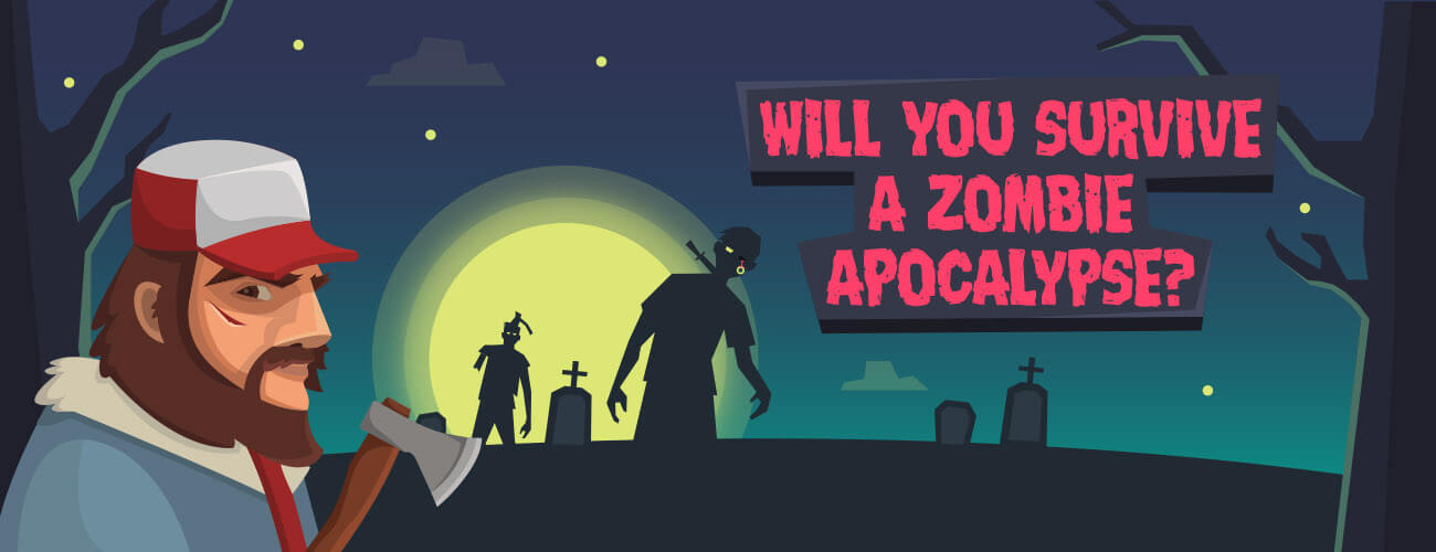Zombie Apocalypse Quiz HTML5 Game