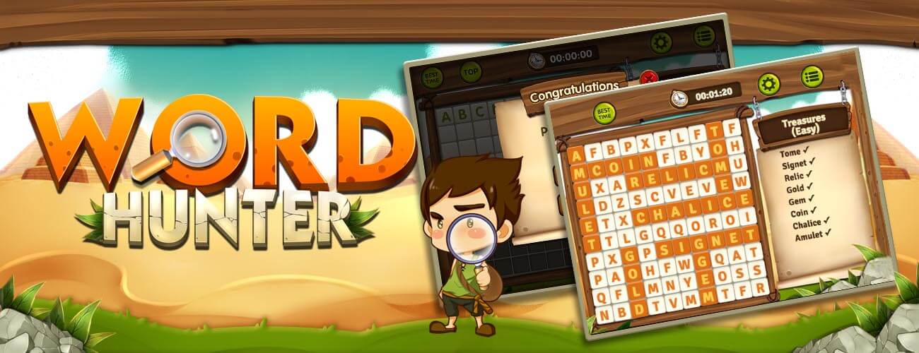 Word Hunter HTML5 Game