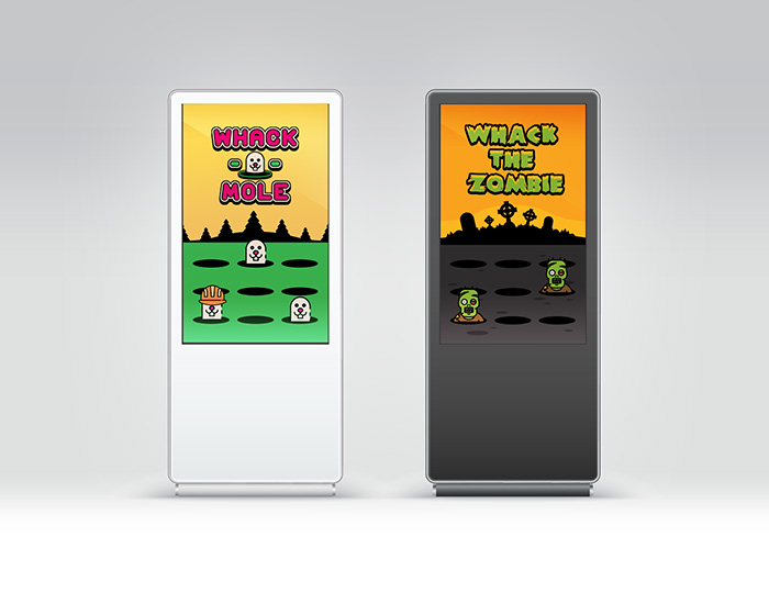 Contactless Digital Signage HTML5 Game Customization