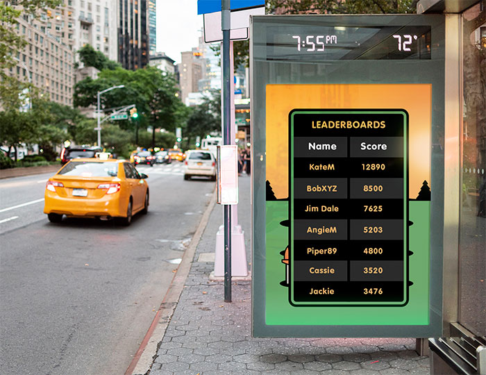 Examples of Leaderboards on Digital Signage Displays